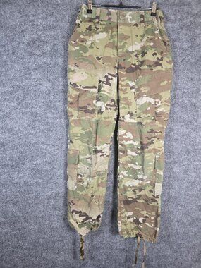 US Army ACU Pants Womens 25 Regular Camo OCP Multicam Ripstop Cargo Military